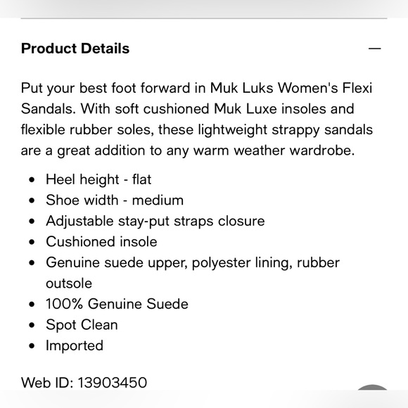 MUK LUKS Woman’s Flexi Sandals w/ Soft Cushion- Size: 7 - Picture 7 of 8